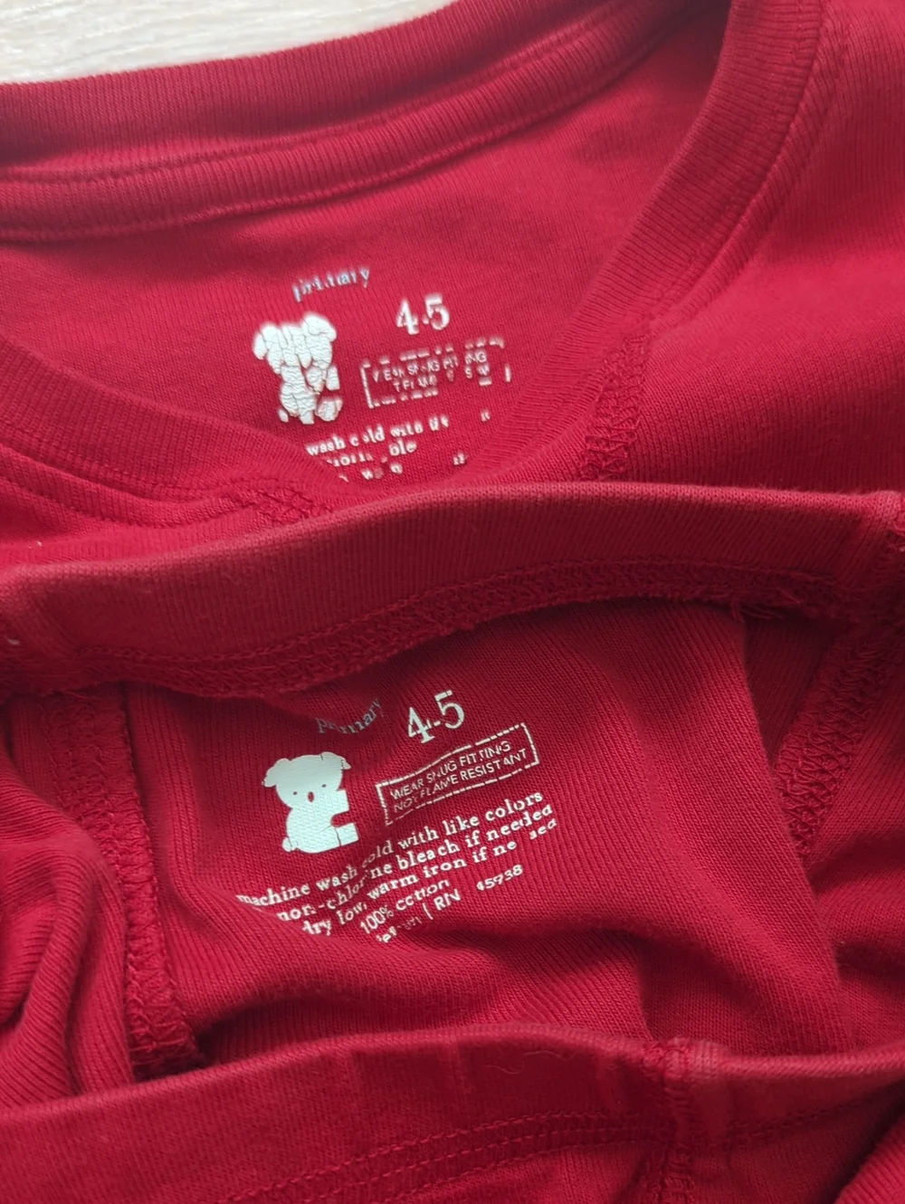 Organic cotton PRIMARY pajamas